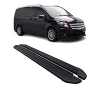 OMAC Pedane laterali compatibili con Mercedes Vito W447 2014-2024 L1 L2 alluminio nero