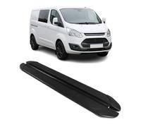 OMAC Pedane laterali per Ford Transit Custom 2012-2024 L2, in alluminio, colore nero