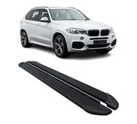 OMAC Pedane Laterali Sottoporta compatibile con BMW X5 2014-2018 Alluminio Nero 2 Pz