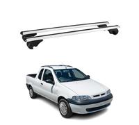 OMAC Portapacchi Portabiciclette compatibile con Nissan NV200 2009-2021 75kg Acciaio Argento 3 pezzi