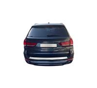 OMAC Protezione Paraurti Posteriore compatibile con BMW X5 F15 2014-2018 Cromo Acciaio Inox Argento