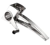 Omac grattugia manuale in acciaio inox gratta formaggio a manovella con rullo ac