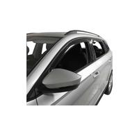 OMAC Set deflettori antivento compatibili con Skoda Karoq 2018-2023 nero paravento 4X