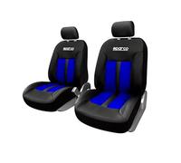 OMAC SPARCO Coprisedili per sedili anteriori auto, universali, blu, set 2 pezzi