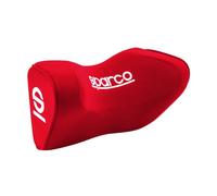 OMAC SPARCO Cuscino Cervicale per Auto Cuscino da Viaggio Rosso Cuscino Ergonomico in Memory Foam