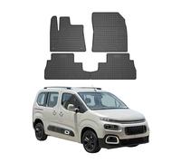 OMAC Tappetini in Gomma Compatibili con Citroen Berlingo Multispace 2018-2026 Matten Nero 4X