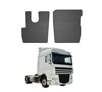 OMAC Tappetini in Gomma Compatibili con DAF XF 106 2014-2026 Tappetini Auto Gomma Nero 2tlg