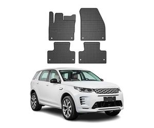 OMAC Tappetini in Gomma Compatibili con Land Rover Discovery Sport 2015-2026 Matten Nero 4X