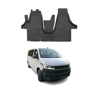 OMAC Tappetini in Gomma Compatibili con VW T6 Transporter 2015-2019 Premium Nero 1tlg