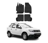 OMAC Tappetini in Gomma Tappetini Compatibili con Dacia Duster 2017-2024 TPE Tappetini Auto Nero 4X