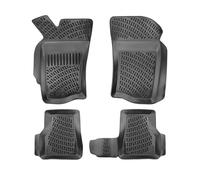 OMAC Tappetini per auto compatibili con Fiat Palio Hatchback 1996 - 2012, per tutte le stagioni, tappetini in gomma antiscivolo per tutte le stagioni, vestibilità 3D, in TPE nero