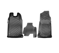 OMAC Tappetini per auto compatibili con Ford Transit 2000 - 2014 | Tappetini per auto per tutte le stagioni | Tappetini antiscivolo in gomma per tutte le condizioni atmosferiche 3D TPE nero