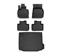 OMAC Tappetini & Vasca Baule Set compatibile con BMW X3 G01 2017-2024 Gomma Nero 5X