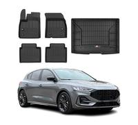 OMAC Tappetini & Vasca Baule Set per Ford Focus mk4 2019-2025 5tür Nero