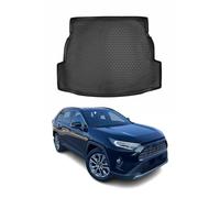 OMAC, vassoio per il bagagliaio, vassoio per il vano di carico, compatibile con Toyota RAV4 Hybrid 2018-2024 tappetino per il bagagliaio, Gomma, TPE Nero 1 pezzo