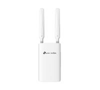 TP-Link Omada 4G+ Cat6 AX3000 Wi-Fi 6 Gateway esterno/interno, PoE++ o adattatore di alimentazione, porte Gigabit, 4G, supporto VPN multiprotocollo, gestione centralizzata, impermeabilità IP55