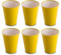 OMADA 6 Bicchieri Plastica per Bambini Infrangibili, Antibatterici, 300 ml | Set Bicchieri Colorati, da 8,5x H10 cm, con Protezione Antibatterica, Lavabili in Lavastoviglie, Collezione Sanaliving