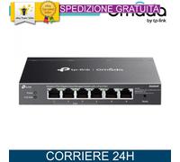 TP-Link Switch OMADA ES206GP 6 porte Gigabit PoE Gestito Nero