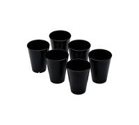 Omada Design 6 Bicchieri in Plastica rigida da 275 ml, Impilabili, Infrangibili, Riutilizzabili, Lavabili, Linea Samba