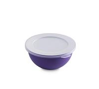 Omada Design Ciotola Cucina Con coperchio da 0,5 lt,in Plastica, Resistente, in Microban Antibatterico, Made in Italy, Linea Sanaliving