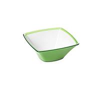 Omada Design Ciotola Cucina da 1,3 L, Insalatiera in Acrilico Infrangibile, Lavabile in Lavastoviglie, Made in Italy, Linea Square, Verde