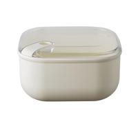 OMADA Design - Contenitore ermetico per alimenti grande da 2 L con coperchio trasparente - Made in Italy - Linea Pull Box