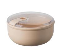 OMADA Design - Contenitore ermetico per alimenti rotondo da 0,75 L, porta pranzo con coperchio trasparente - Made in Italy - Linea Pull Box