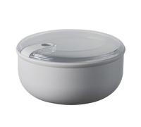 OMADA Design - Contenitore ermetico per alimenti rotondo da 1,8 L, porta pranzo con coperchio trasparente - Made in Italy - Linea Pull Box