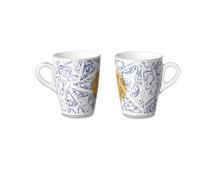 OMADA Design Set 2 Mug, Tazza per Latte, Caffè Americano, in Plastica Infrangibile, Linea Plexart
