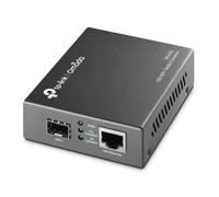 TP-Link Omada MC420L convertitore multimediale di rete 10000 Mbit/s Modalità multipla, Modalità singola Nero