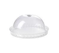 OMADA Porta Dolci 33cm, con Campana H16,5 cm, in Plastica, Effetto Diamante