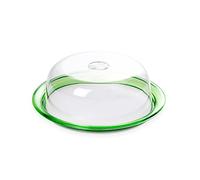 OMADA Porta Dolci con Vassoio da 25 cm, Tortiera in Plastica Resistente
