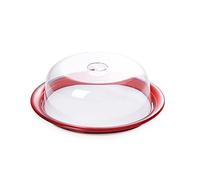 OMADA Porta Dolci con Vassoio da 25 cm, Tortiera in Plastica Resistente