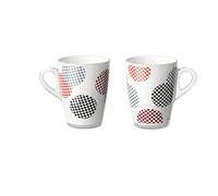 OMADA Set 2 Mug, Tazza per Latte, Caffè Americano in Plastica Infrangibile