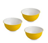 OMADA Set 3 Ciotole Cucina Colorate da 0,5 L, con Protezione Antibatterica