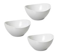 OMADA Set 3 Insalatiere in Plastica da 1,5 Litri, Ciotole Cucina Colorate