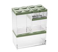 OMADA Set 4 Portaspezie + 3 Contenitori per Alimenti, Coperchio Mattoncino