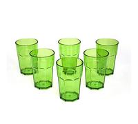 OMADA Set 6 Bicchieri per Drink da 42,5 ltezza 12,5 per Bar o Feste | Bicchieri Cocktail per Uso Esterno, Impilabili e Salvaspazio, Robusti e Facili da Pulire, Ideali per Bar o Feste, Ø 8,5