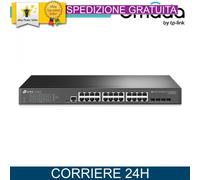 Omada Switch L2 24 Porte Gigabit Gestito, 4 Slot SFP, Alta Efficienza
