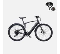 (Omaggio: €49,99) Urtopia Carbon 1 Pro EBike 10 velocità, Smartbar con controllo vocale, GPS, app e IoT - L (175 ~ 195 cm) / Nero