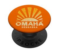 Omaha NE - Sunny Omaha Nebraska PopSockets PopGrip Adesivo