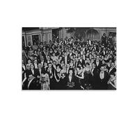 OmAju Poster del film Shining di Stephen King con l'Hotel Overlook, decorazione artistica da parete su tela, stampa su tela, decorazione per soggiorno, dipinto, 30 x 45 cm