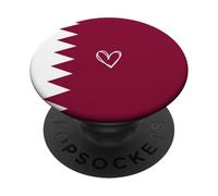 Oman Bandiera Oman Cuore Orgoglioso Patrimonio Giornata Nazionale Uomo Donna PopSockets PopGrip Adesivo