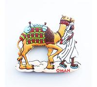 Oman Sultan World Fridge Magnet 3D Resina Handmade Craft Tourist Travel Città Souvenir Collection Lettera Frigorifero Sticker