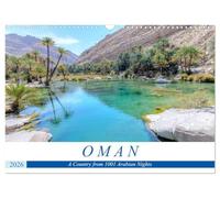 Oman (Wall Calendar 2026 DIN A3 landscape), CALVENDO 12 Month Wall Calendar: A Country from 1001 Arabian Nights