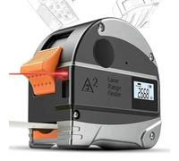 Omana 2 in 1 Digital Laser Tape Measure 40m Alta Precisione 5m Nastro Righello USB Ricaricabile Distanza Telemetro Punto Strumento di Misura