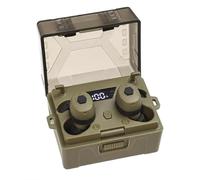 Omana Arm Next Totems - Tappi elettronici per orecchie con cancellazione del rumore, protezione dell'udito per caccia, tiro tattico, eventi militari e musicali, Verde, L