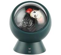 Omana Caricatore automatico per orologi meccanici automatici con cavo USB, visualizzazione opzionale della batteria, orologio da polso, Verde 2, 80