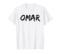 Omar Brush Strokes all Caps Maglietta