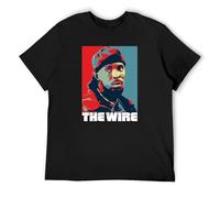 Omar Little The Wire TV Show Men’S T Shirt Black M